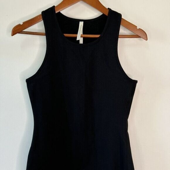 Aritzia The Group by Babaton Ariane Black Bodycon Racerback Tank Dress - Picture 4 of 9